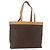 Céline Borsa tote in tela Macadam CELINE in pelle PVC marrone oro Auth ep13337 D'oro