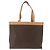 Céline Borsa tote in tela Macadam CELINE in pelle PVC marrone oro Auth ep13337 D'oro - vista 13