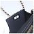 CHANEL Mini Matelassé 12 Borsa a Spalla Catena Satin Beige Oro CC Auth LNZ395M D'oro - vista 11