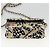 CHANEL Mini Matelassé 12 Borsa a Spalla Catena Satin Beige Oro CC Auth LNZ395M D'oro - vista 5