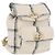 CHANEL Zaino Matelassé con Catena Tweed Bianco Oro CC Auth 172472SM D'oro