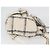 CHANEL Zaino Matelassé con Catena Tweed Bianco Oro CC Auth 172472SM D'oro - vista 3