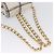 CHANEL Zaino Matelassé con Catena Tweed Bianco Oro CC Auth 172472SM D'oro - vista 7
