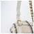 CHANEL Zaino Matelassé con Catena Tweed Bianco Oro CC Auth 172472SM D'oro - vista 8