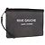 SAINT LAURENT Clutch Tasche aus grauem Canvas mit Silber authentisch 172695 Braun