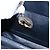 Céline Borsa a Spalla Celine C Sulky in Tela Blu Navy e Oro Auth gh1796 D'oro - vista 11
