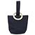 Céline Bolso Circular CELINE Nylon Marino Oro Auth 166247A Dorado Azul marino - vista 13