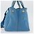 PRADA Canapa M Borsa a mano in tela 2 in 1 Blu Oro Auth ARZ233 D'oro - vista 3