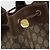 Borsa Gucci GG Supreme Web Sherry Line PVC Beige Oro 41 02 085 Auth ka2661 D'oro - vista 17