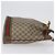 Borsa Gucci GG Supreme Web Sherry Line PVC Beige Oro 41 02 085 Auth ka2661 D'oro - vista 3