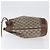 Borsa Gucci GG Supreme Web Sherry Line PVC Beige Oro 41 02 085 Auth ka2661 D'oro - vista 4