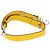 FENDI Cintura in Pelle per Spalla 35,4""-43,3"" Gialla Auth LNZ434 Giallo