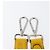 FENDI Cintura in Pelle per Spalla 35,4""-43,3"" Gialla Auth LNZ434 Giallo - vista 7