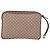 Céline Clutch in tela Macadam CELINE in pelle PVC beige oro Auth ki6467 D'oro - vista 2