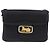 Borsa a Spalla CÉLINE Carrozza in Pelle Nera e Oro Auth ki6513 Nero D'oro - vista 13