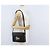 Borsa a Spalla CÉLINE Carrozza in Pelle Nera e Oro Auth ki6513 Nero D'oro - vista 24