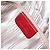 Borsa a mano Gancini in pelle rossa Salvatore Ferragamo Auth ARZ205 Rosso - vista 12