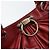 Borsa a mano Gancini in pelle rossa Salvatore Ferragamo Auth ARZ205 Rosso - vista 18