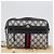 Gucci Borsa a Spalla GG Supreme Sherry Line PVC Navy Gold 98 02 004 Auth ki6519 D'oro Blu navy - vista 12