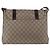 Gucci Borsa a Spalla GG Supreme in PVC Pelle Beige Argento 122373 Auth 173598 - vista 2