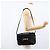 Céline Borsa a Spalla Horsebit in Pelle Nera e Oro Auth ka2765 Nero D'oro - vista 24