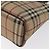 Borsa a mano in PVC beige e oro con motivo Nova Check di BURBERRY Auth 172725 D'oro - vista 14