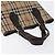 Borsa a mano in PVC beige e oro con motivo Nova Check di BURBERRY Auth 172725 D'oro - vista 6