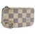 LOUIS VUITTON Pochette Cles Damier Azur Monedero N62659 LV Auth ki6438