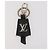 LOUIS VUITTON Portachiavi in pelle plastica 3 pezzi Nero Arancione Blu LV Auth bs33377 - vista 10