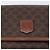 Céline Borsa a spalla in tela Macadam CELINE in pelle PVC marrone oro Auth fm5173 D'oro - vista 17