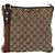 Borsa a Spalla Gucci GG Canvas Web Sherry Line Beige Oro Rosso 144388 Auth gh1840 D'oro - vista 2