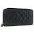 CHANEL Langer Geldbeutel Cambon Kalbsleder Schwarz CC Auth 173018