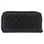 CHANEL Langer Geldbeutel Cambon Kalbsleder Schwarz CC Auth 173018 - Ansicht 2