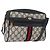 Borsa a Spalla Gucci GG Supreme Sherry Line PVC Blu Navy Oro 120 02 004 Auth mr2064 D'oro