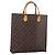 LOUIS VUITTON Borsa Sac Plat Monogram M51140 LV Auth BA11075 Monogramma