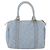 Borsa Boston in tela Zucca FENDI azzurro chiaro oro Auth 168309V D'oro Blu chiaro - vista 2