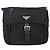 Borsa a Spalla PRADA Nylon Nero Argento Autentica 165117 - vista 13