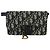 Borsa a vita in tela Trotter Christian Dior blu navy e oro Auth 171490SAV - vista 13