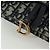 Borsa a vita in tela Trotter Christian Dior blu navy e oro Auth 171490SAV - vista 20