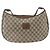 Gucci Borsa a Spalla GG Supreme PVC Beige Oro 001 256 0719 Auth mr2014 D'oro - vista 13