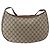 Gucci Borsa a Spalla GG Supreme PVC Beige Oro 001 256 0719 Auth mr2014 D'oro - vista 2