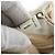 CHANEL Kettentasche aus Canvas Beige Gold CC Auth mr2009 Golden - Ansicht 11