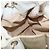 CHANEL Kettentasche aus Canvas Beige Gold CC Auth mr2009 Golden - Ansicht 19