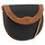 Borsa a Spalla Christian Dior in PVC Pelle Nera Oro Auth BA11060 Nero D'oro