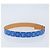 LOUIS VUITTON Gürtel Monogramm LV bedruckte Initialen 40 MM Blau M8460 Auth 166253SAM - Ansicht 4