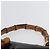 Borsa a mano in pelle nera e oro GUCCI Bamboo 000 1781 0633 Auth 173021 Nero D'oro - vista 8