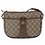 Borsa Gucci GG Supreme Web Sherry Line in PVC beige e oro 001 754 6177 Auth bs33691 D'oro - vista 13