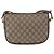 Borsa Gucci GG Supreme Web Sherry Line in PVC beige e oro 001 754 6177 Auth bs33691 D'oro - vista 2