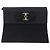 Bolso de Hombro Salvatore Ferragamo Vala Satén Negro Oro Auth BA11117 Dorado - vista 13