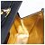 Bolso de Hombro Salvatore Ferragamo Vala Satén Negro Oro Auth BA11117 Dorado - vista 18